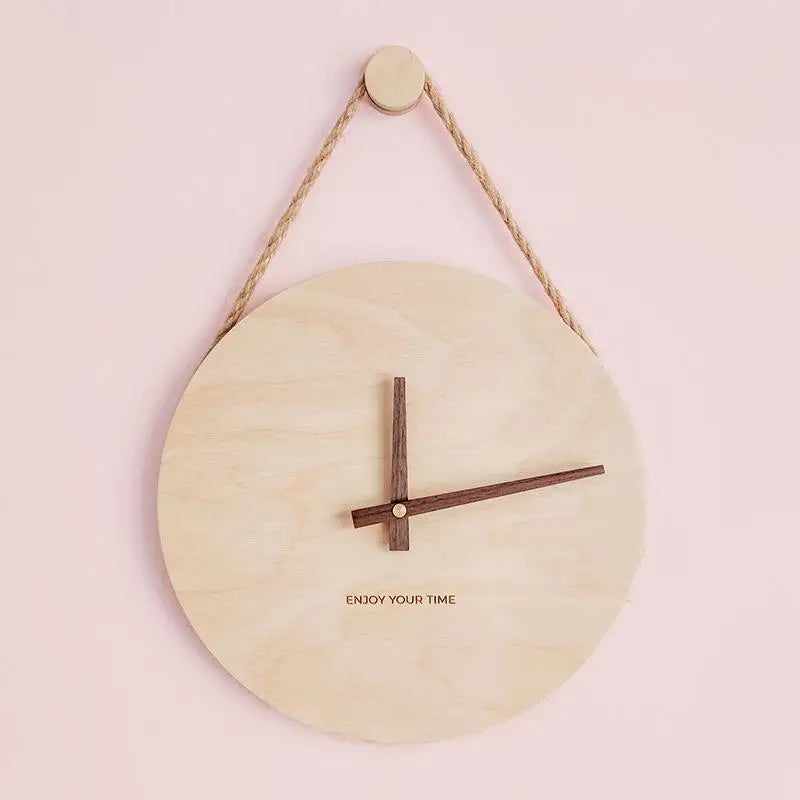 Horloge Murale en Bois Flotté